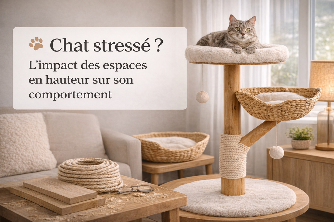 Chat stressé ? L’impact des espaces en hauteur sur son comportement