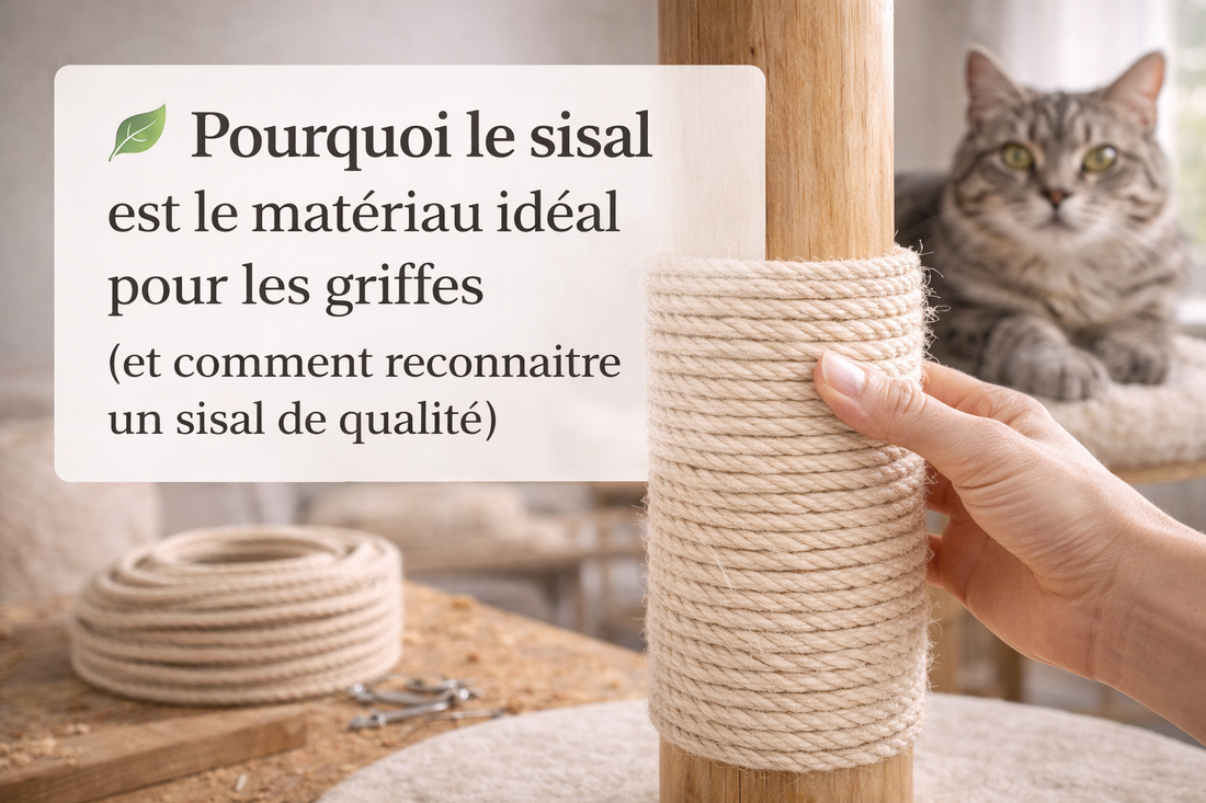 Pourquoi le sisal est le matériau idéal pour les griffes (et comment reconnaître un sisal de qualité)
