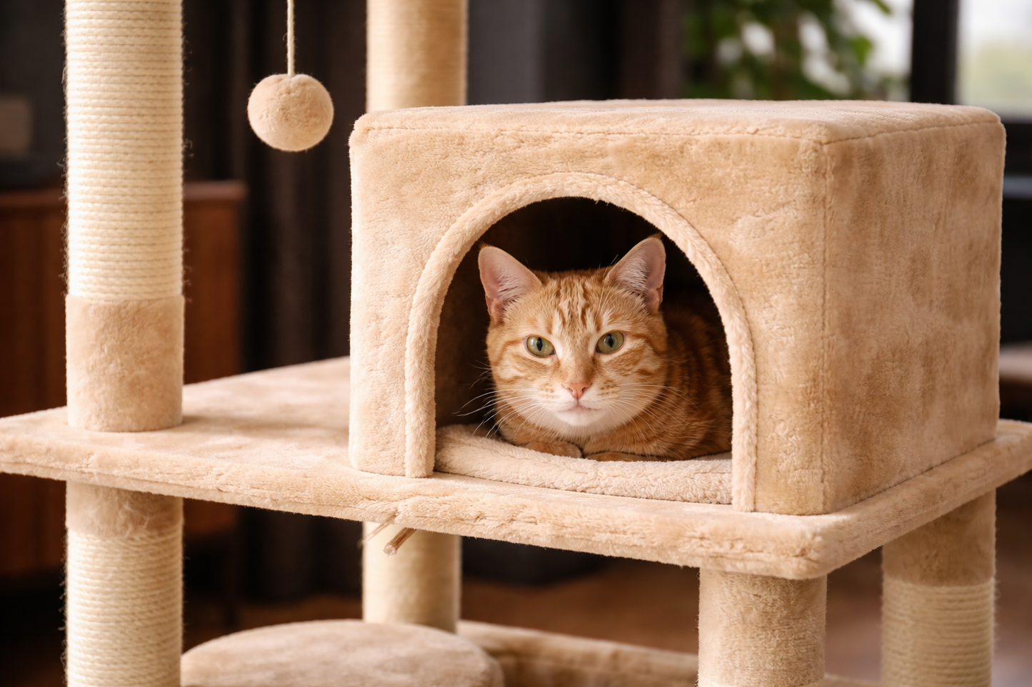 Arbre à chat en bois ALTO