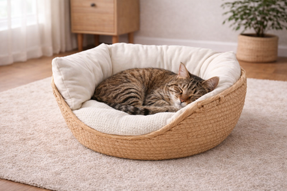 Panier tressé pour chat ELARA